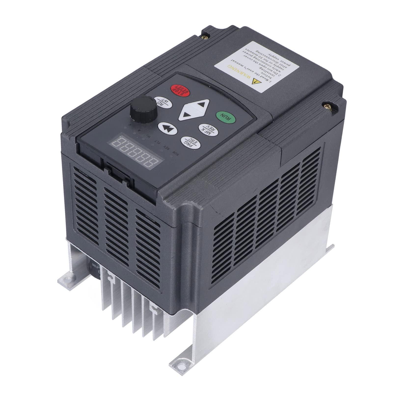 Cocoarm Przetwornica Częstotliwości ABS Aluminium Kontroler VFD 4KW DC 400 do 700 V Wejście 380 V 3 Fazy Wyjściowe 0 do 650 Hz Systemów Solarnych Pomp Wodnych i Nawadniania Gospodarstw