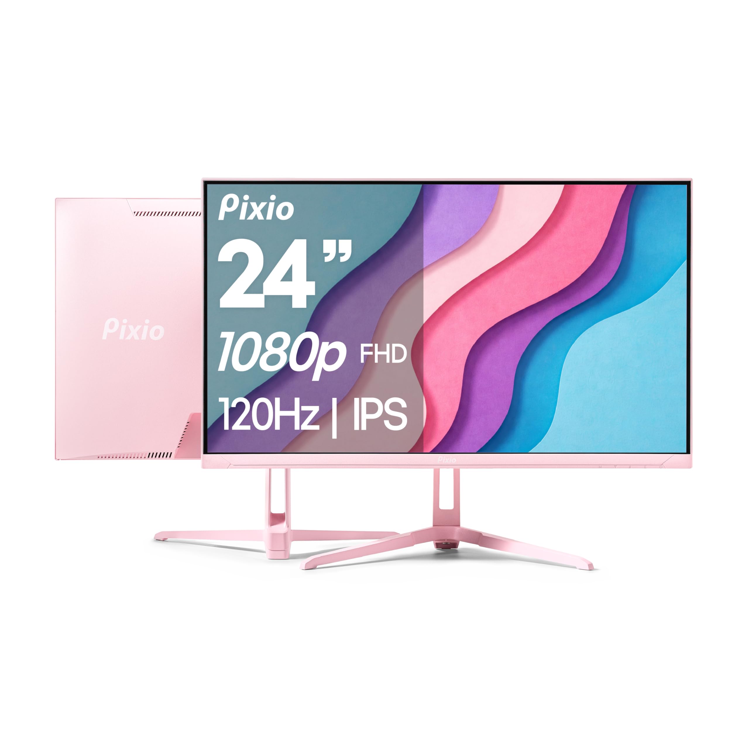 Amazon.com: Pixio PX246 Wave Pink 24 inch 120Hz Refresh Rate FHD