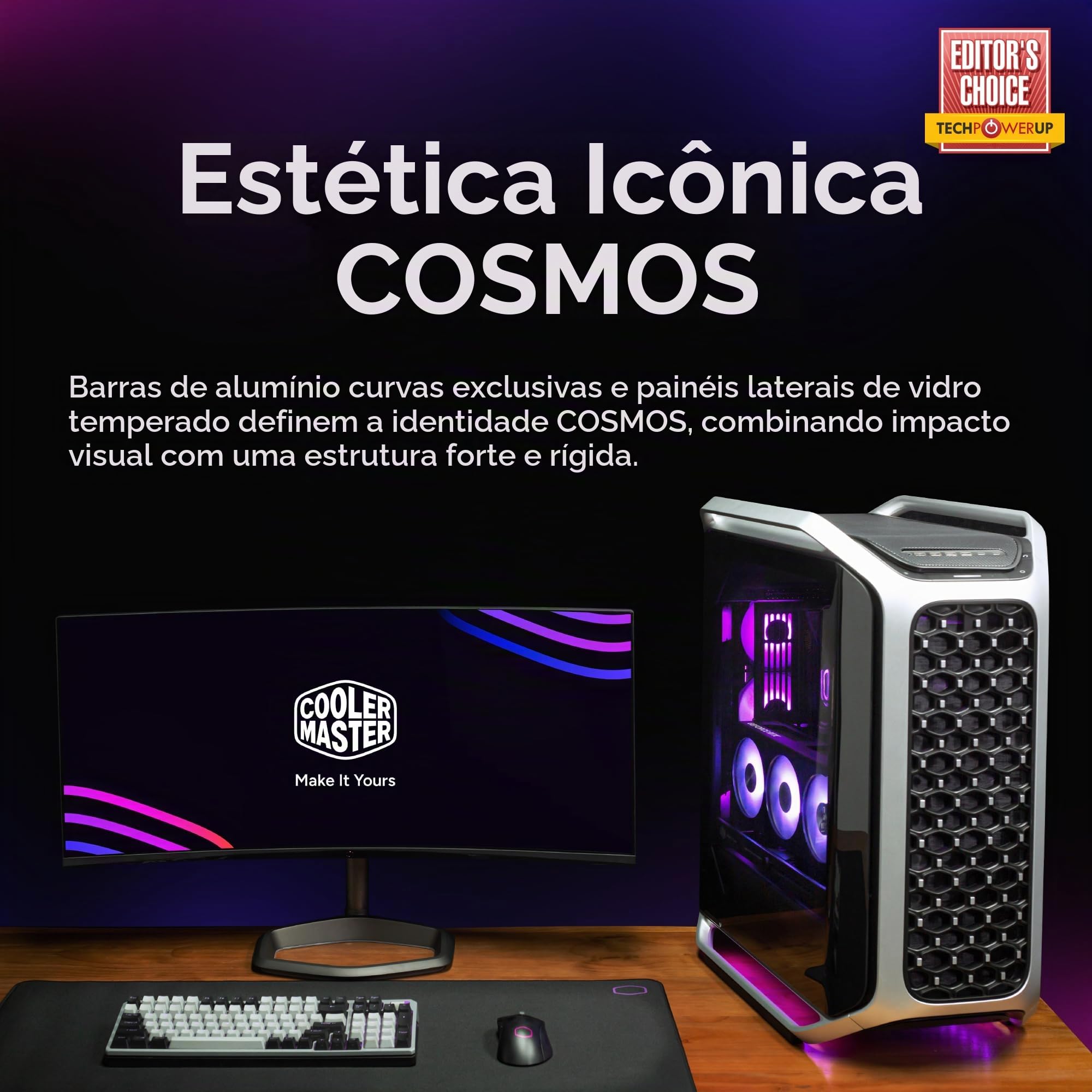 Cooler Master Capa Cosmos Alpha Full Tower PC Freeform 2.0 Layout