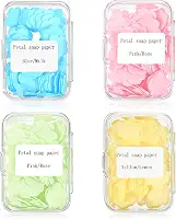 ValueBargain Folhas de sabão portáteis 400 folhas – Lavagem à mão perfumada compostável para viagens ao ar livre/acampamento/caminhadas, mini sabonete solúvel descartável (mistos aromas, pacote de