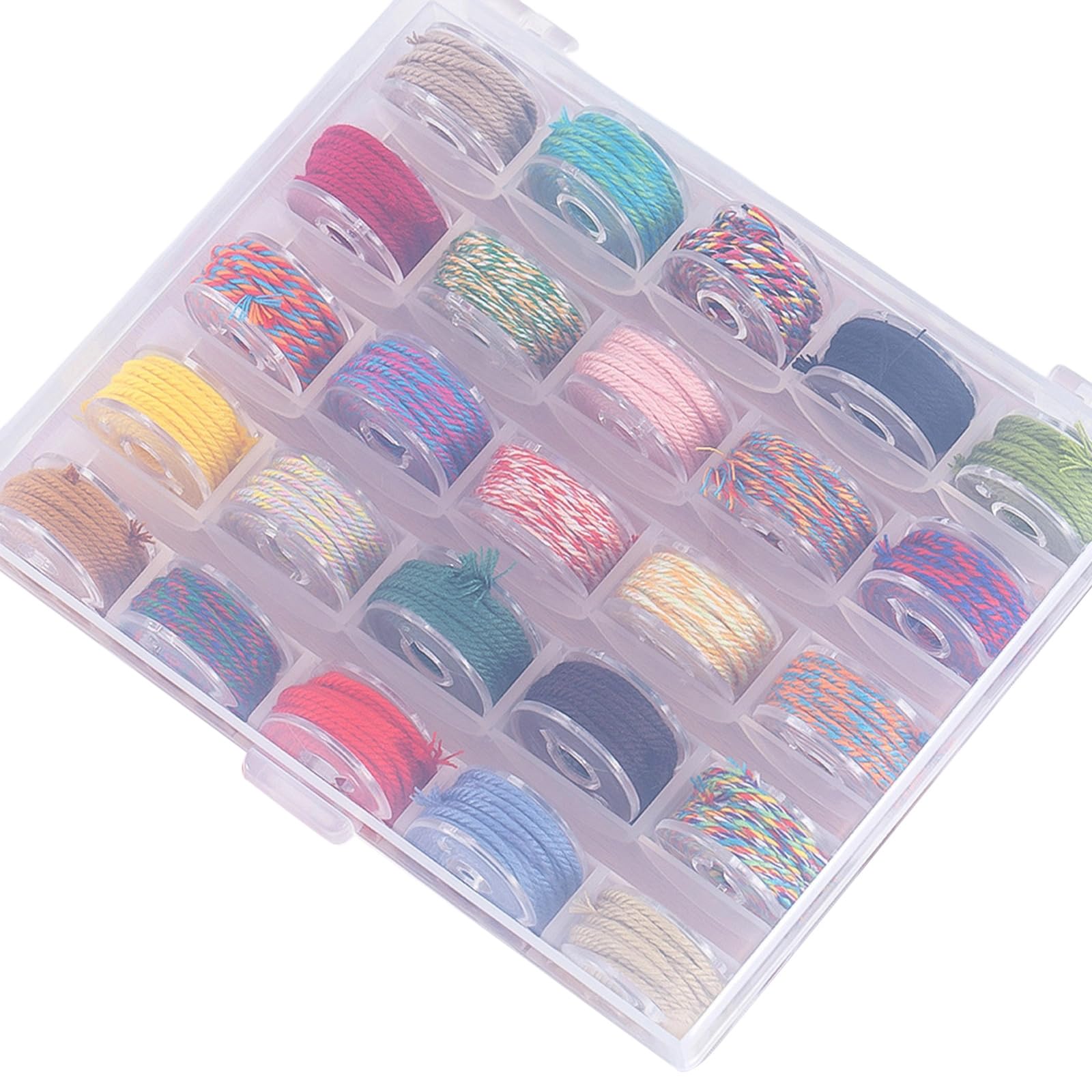 hogtnd 25 Colours Luminous Cord Craft Set for Creative Jewellery Making and Handmade Decorations Rope Set