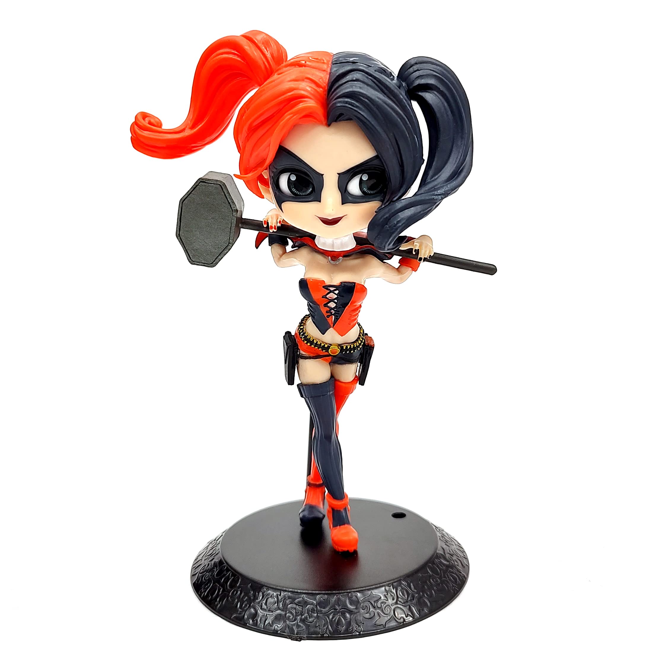 V2fashion_ Action Figure Limted Edition for Car Dashboard,Decoration Cake,Study/Office Table (15cm) Pack of 01 (Harley Quinn),
