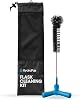 HydraPak Flask Cleaning Kit - Bristle Brush and Drying Stand - BPA & PVC Free - Cleans Water Bottles, SoftFlasks, Coffee Mugs and More