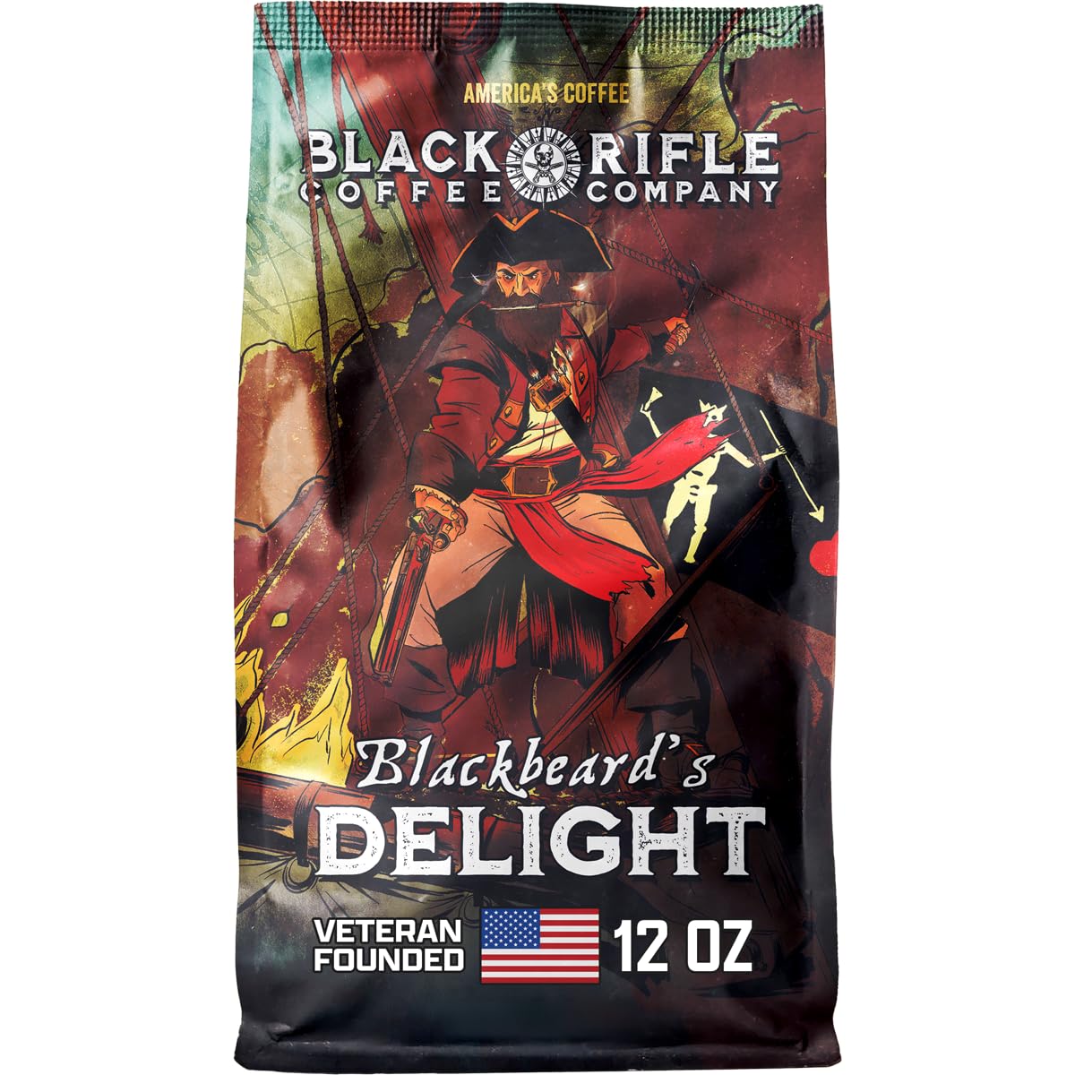 Amazon.com : Black Rifle Coffee Company Blackbeard's Delight, 12oz