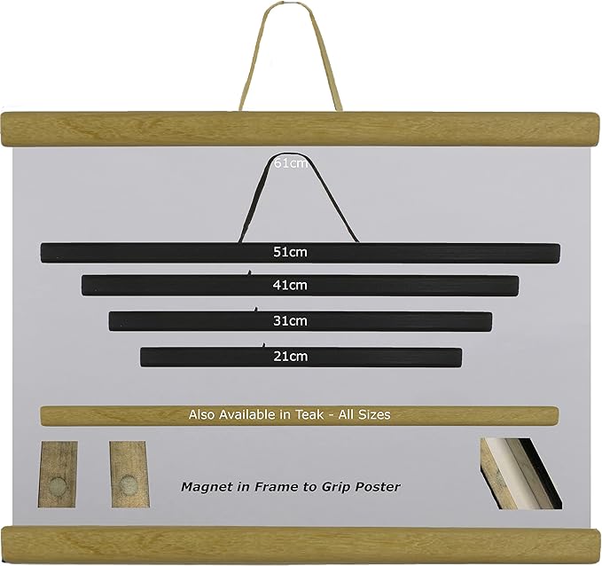 Poster Hanger Picture Frame Wooden Poster Hanger, Picture Hanger, Hanging