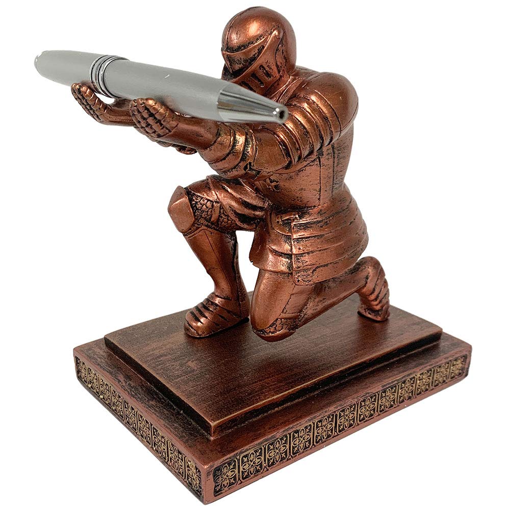 Amazon | 騎士型 ペンホルダー ペン立て 騎士 インテリア 置物