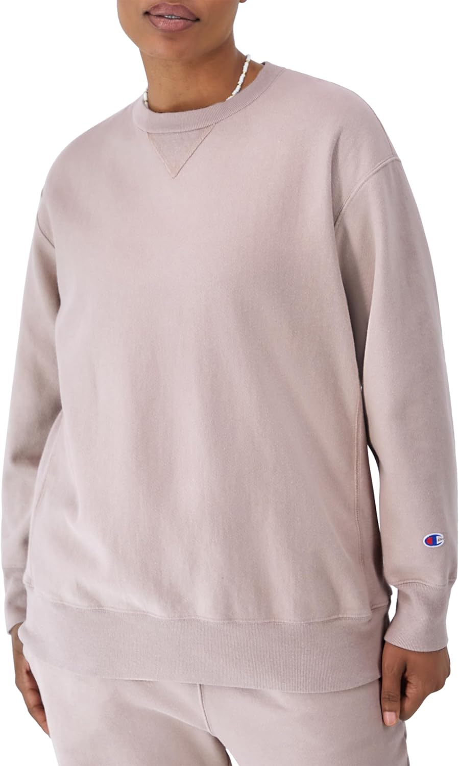 Champion womens Sweatshirt, Reverse Weave, Oversized Fleece Crewneck Sweatshirt for Women