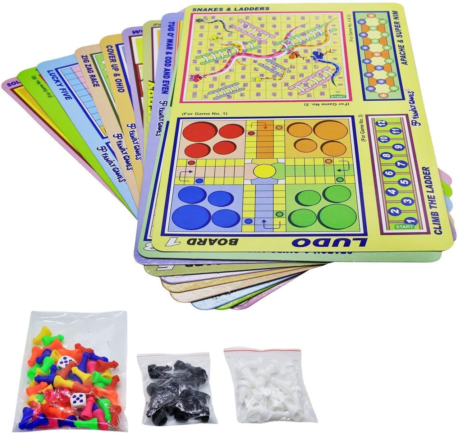 Amazon.com: Mega Family Games Set (50 Classic Board Games in 1 Pack)  Multi-Player Game : Toys & Games