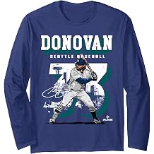 Brendan Donovan | Seattle Baseball Players | MLBBRD201M Long Sleeve T-Shirt