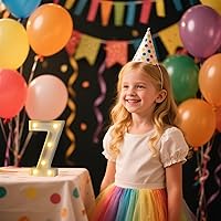 Vista 337 de Foaky LED Letter Lights Sign Marquee Light Up Letters Sign for Night Light Wedding/Birthday Party Battery Powered Christmas Lamp Home Bar