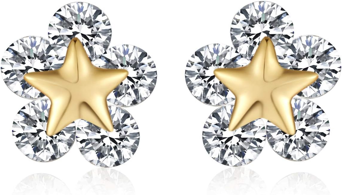 KruckelYou are Unique, always beautiful, full of joy, I love you with all my hearts earrings made with Zirconia