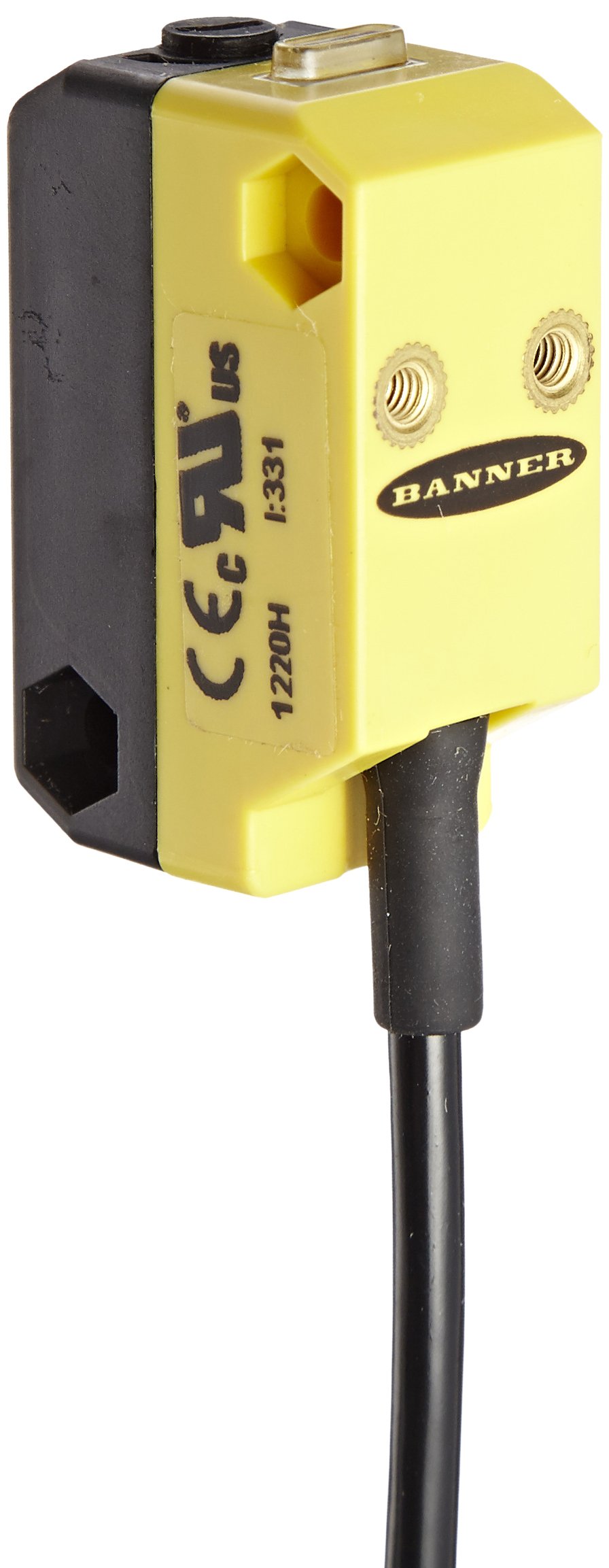 Banner QS18VP6AF100Q5 World Bean Adjustable Field Sensor, Visible Red LED, 4-pin European Style QD, PNP Output Type, 100mm Range, 4 Pins