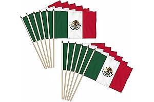 Banderas Mexicanas Universales para Camionetas - Paquete de 12