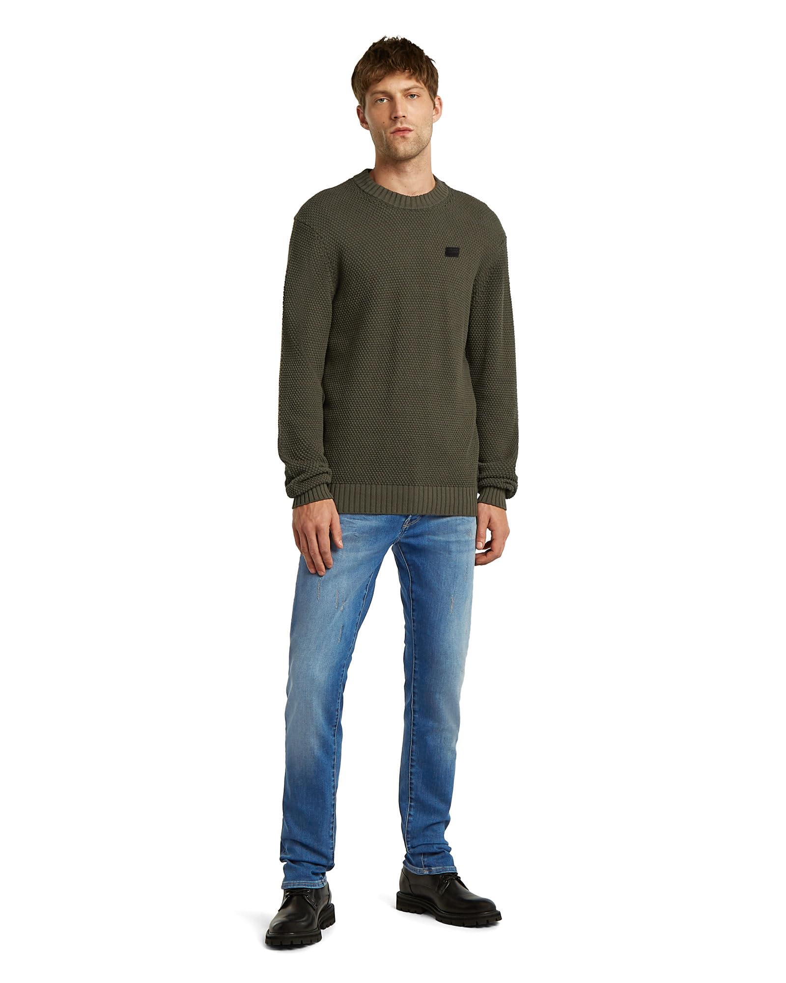 G-STAR Herren Honey Comb Structure r Knit