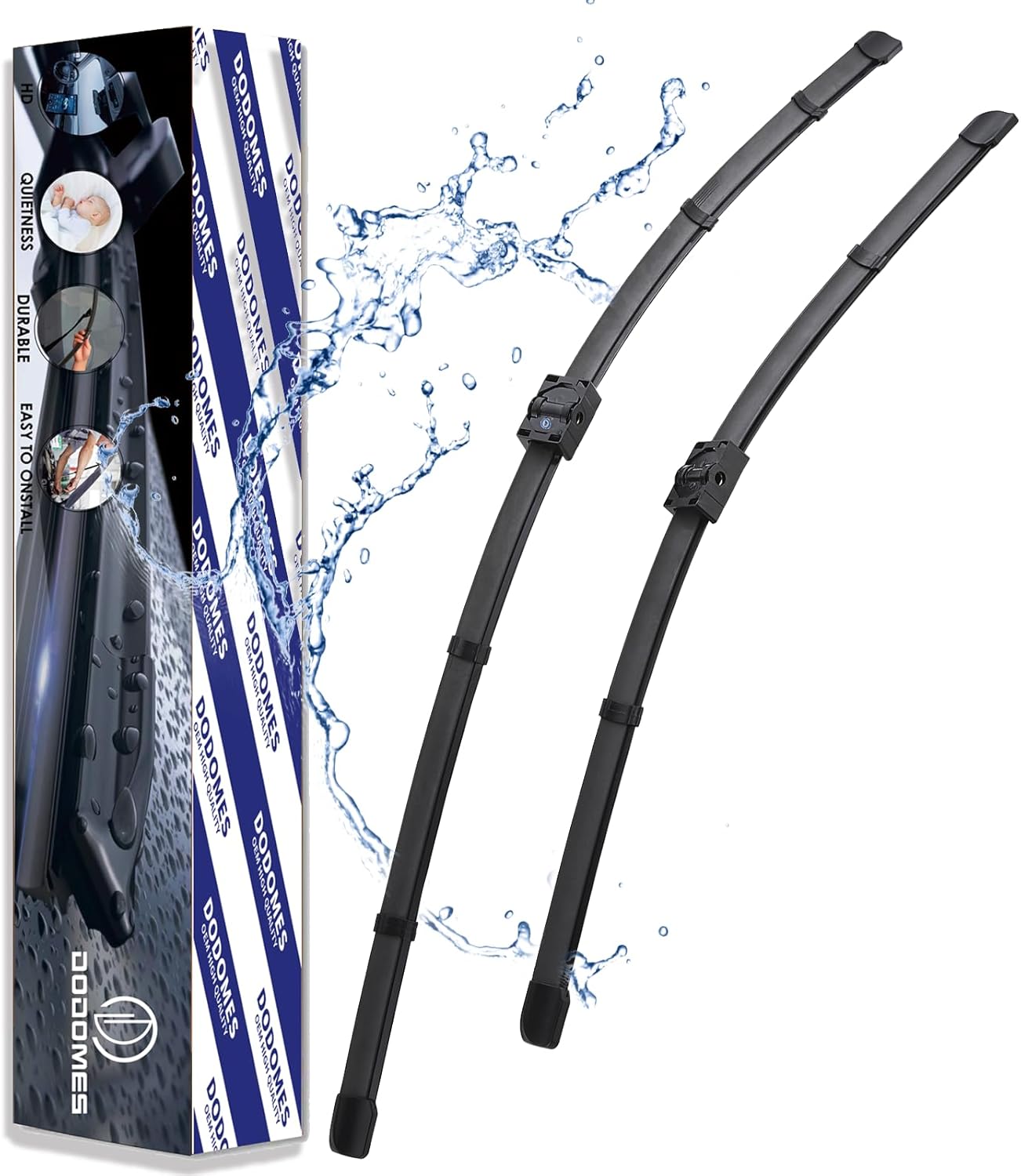 2 Wiper Blades OEM Quality Replacement For BMW 3Series 2Door E92 E93 328i 328i xDrive 328xi