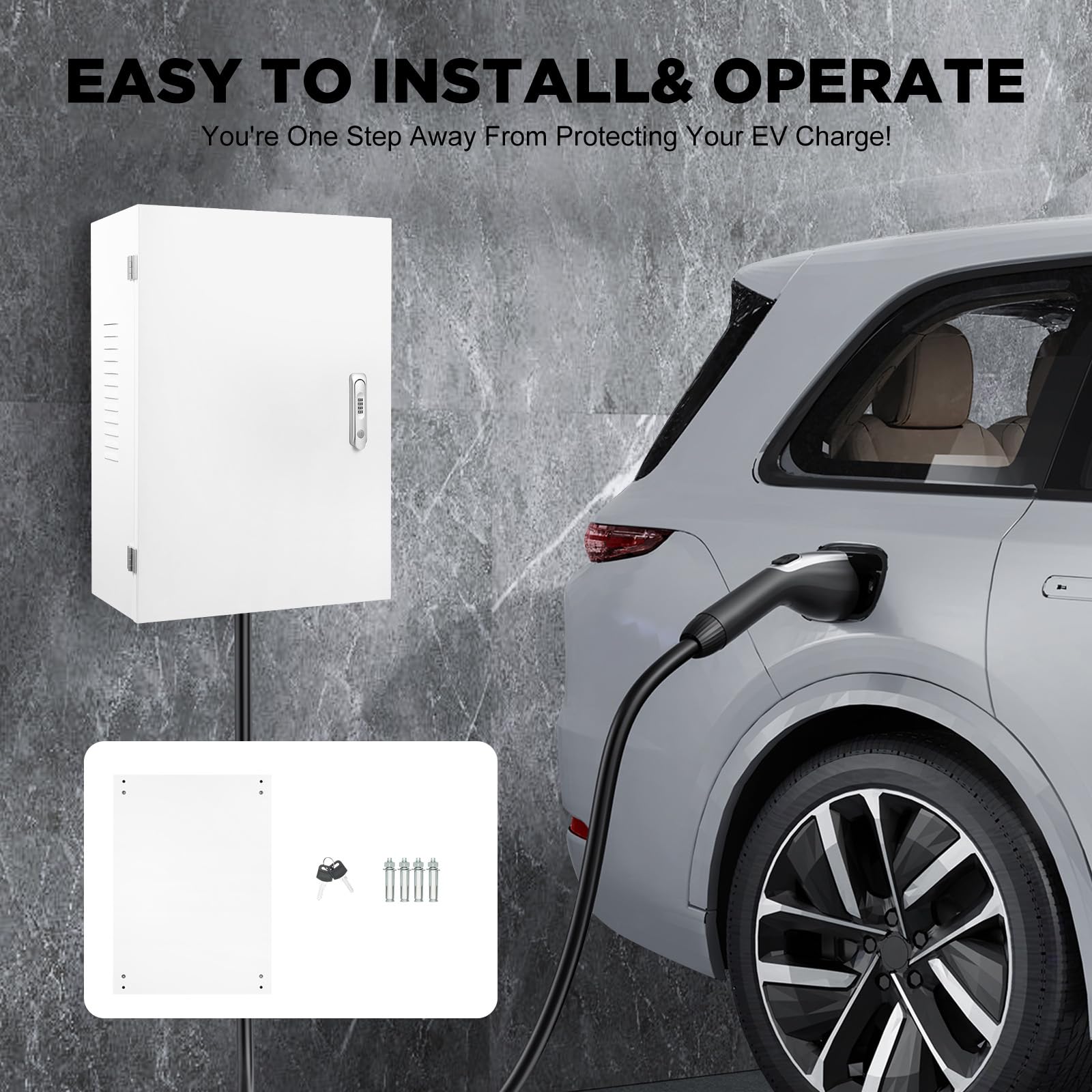 Amazon.com: EV Charger Station Box, 27.56 * 19.69 * 9.84 in