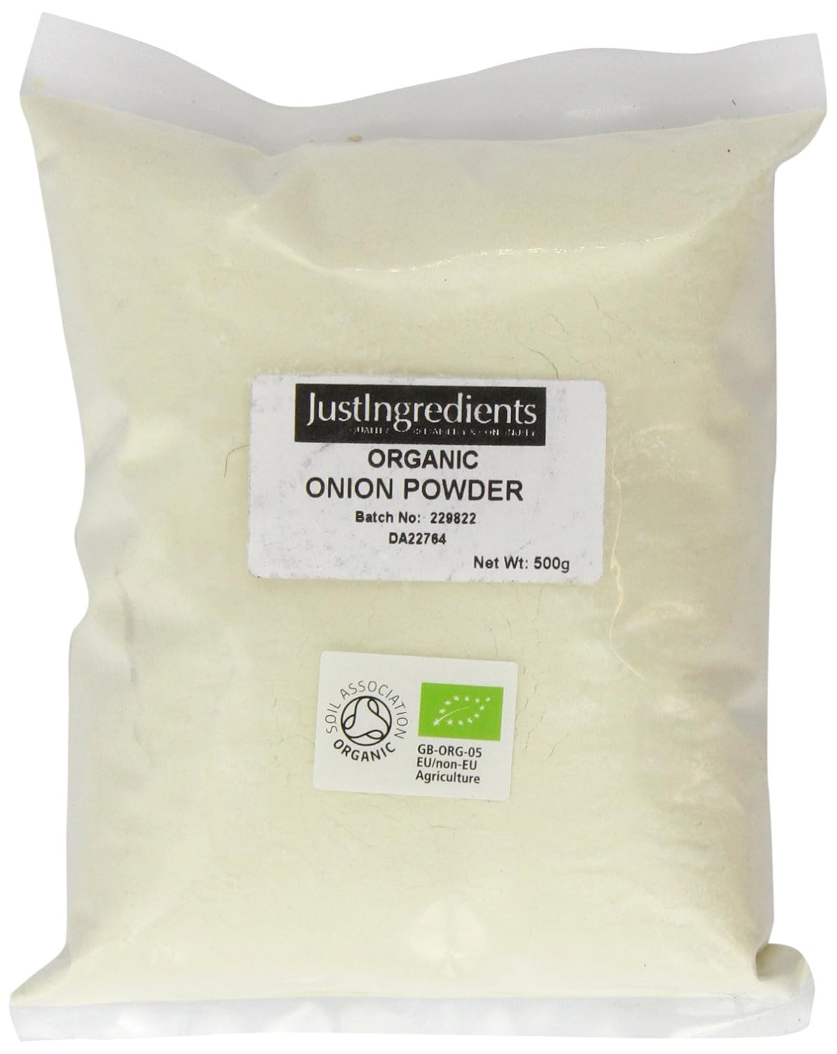 JustIngredients Organic Ground Onion Powder Loose 500 g