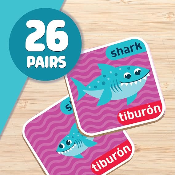 Chuckle & Roar Animals & Babies Memory Matching Game, 52 Tiles, Ages 3+