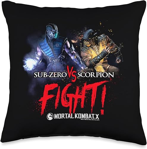 Miniatura 5 de Mortal Kombat X Fight - Almohada (18.0 x 18.0in), multicolor