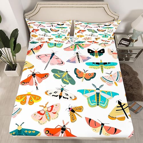 Miniatura 15 de Sábanas bajeras de violín 3D tamaño matrimonial, juegos de ropa de cama de 3 piezas para niños, niñas, niños, adolescentes, decoración de marrón