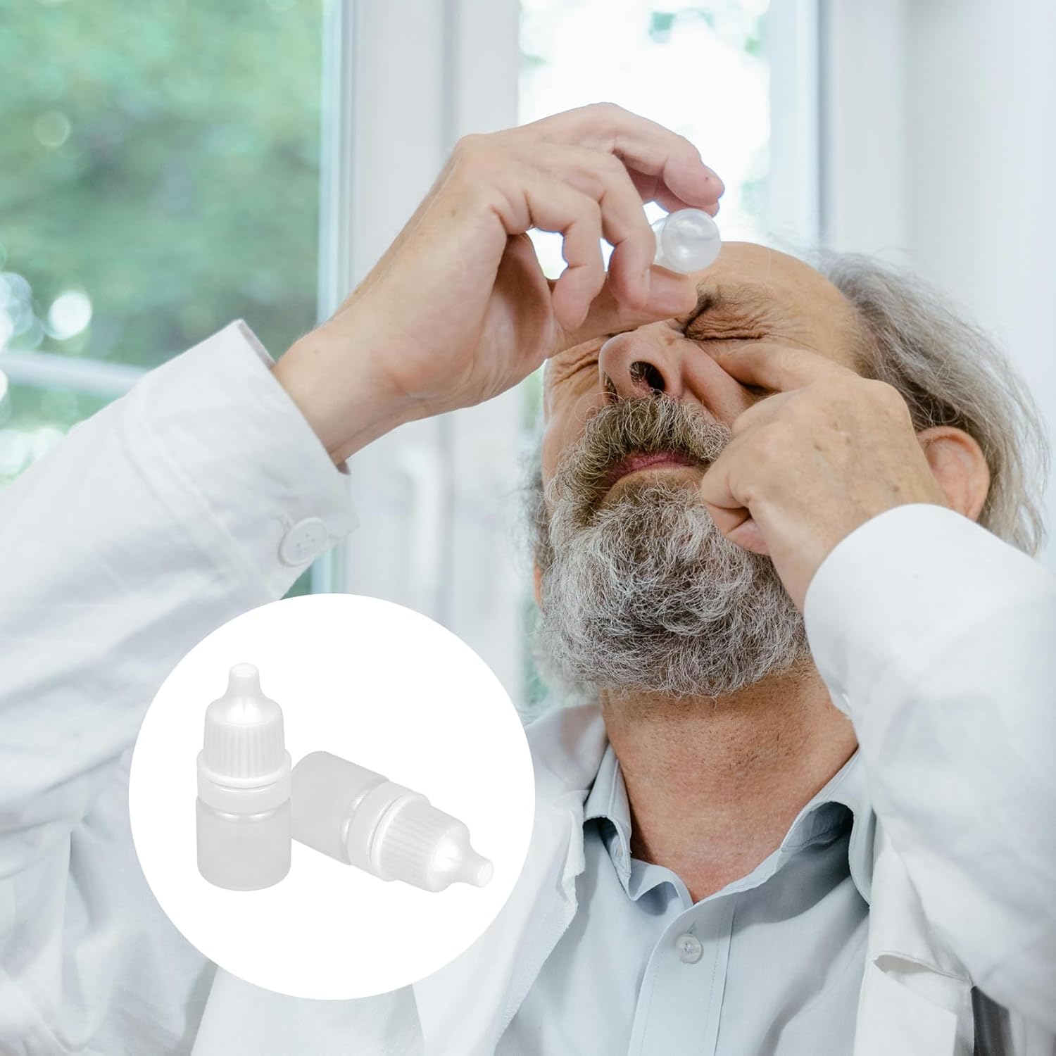 4 Pack Mini Eye Dropper Bottles, 3ml Empty Liquid Medicine Travel Containers, Small Plastic Applicator Bottles for Travel (4)