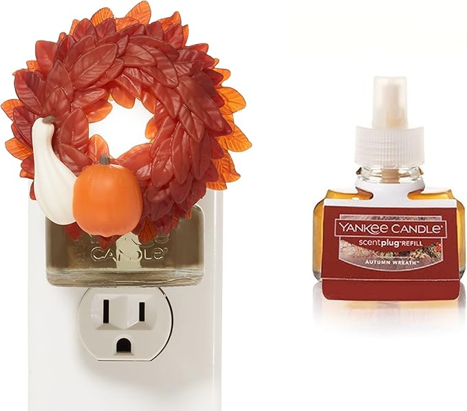 Yankee Candle Autumn Wreath with Light Scentplug Diffuser