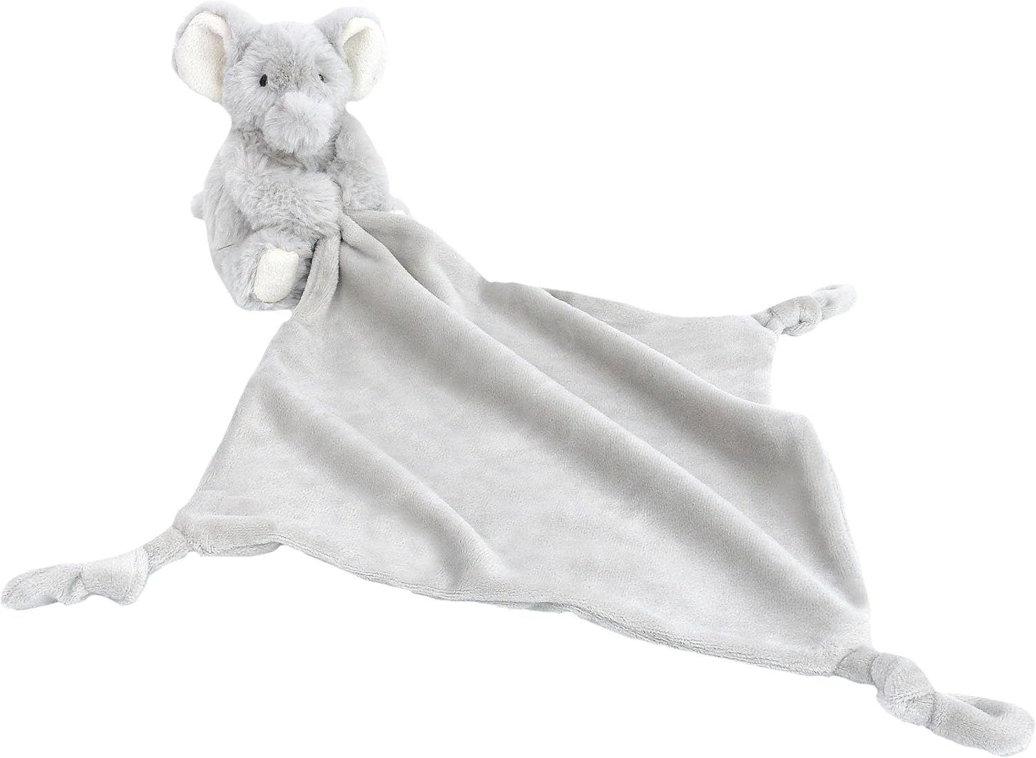 MON AMI Ozzy The Elephant Plush Lovey for Babies | 13.5” Knotted Security Blanket | Soft Baby Comforter Toy | Perfect Newborn Essential for Birthdays & Baby Showers