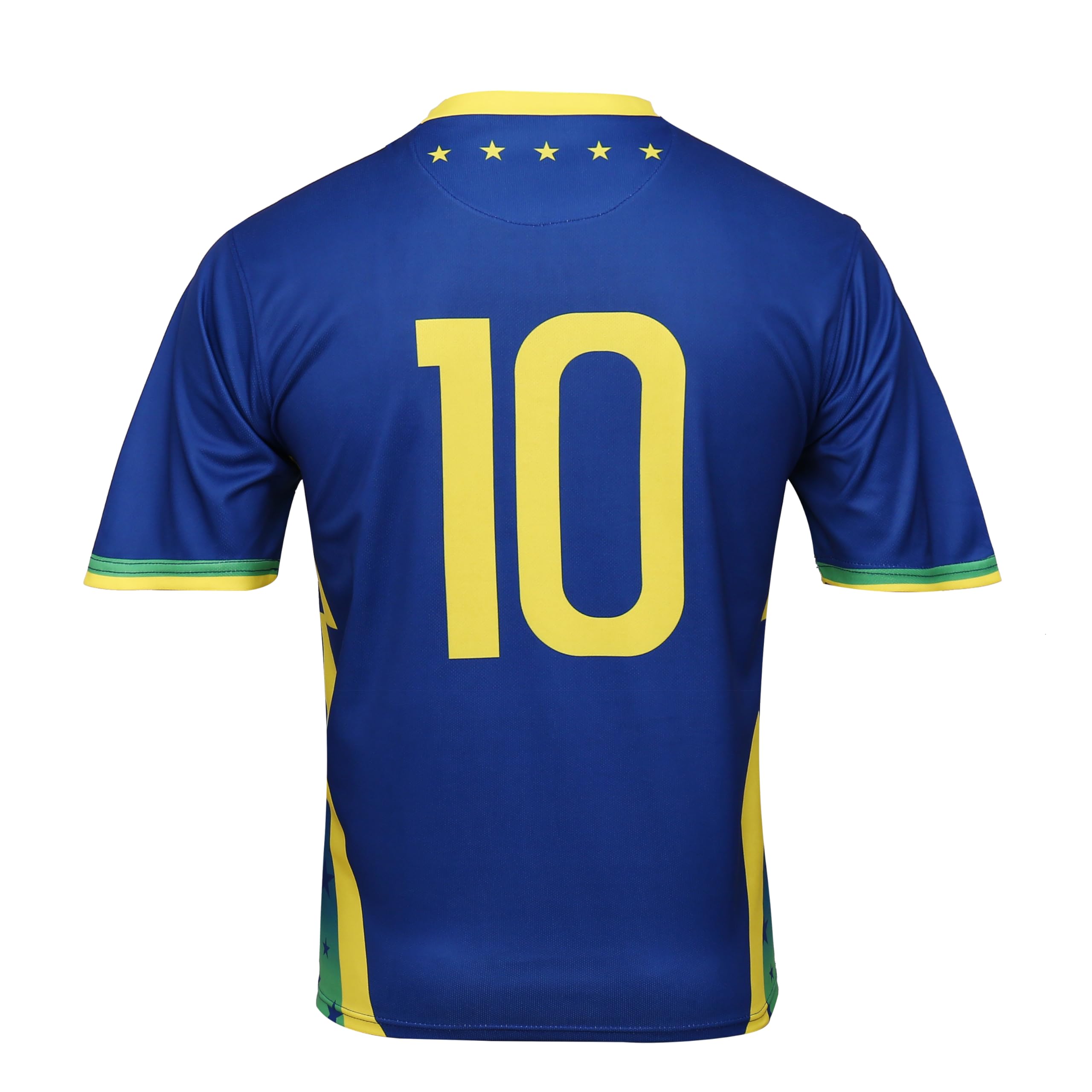 Camisetas de fútbol para hombre y mujer, tallas S-2XL, camiseta de fútbol para aficionados al equipo nacional #10