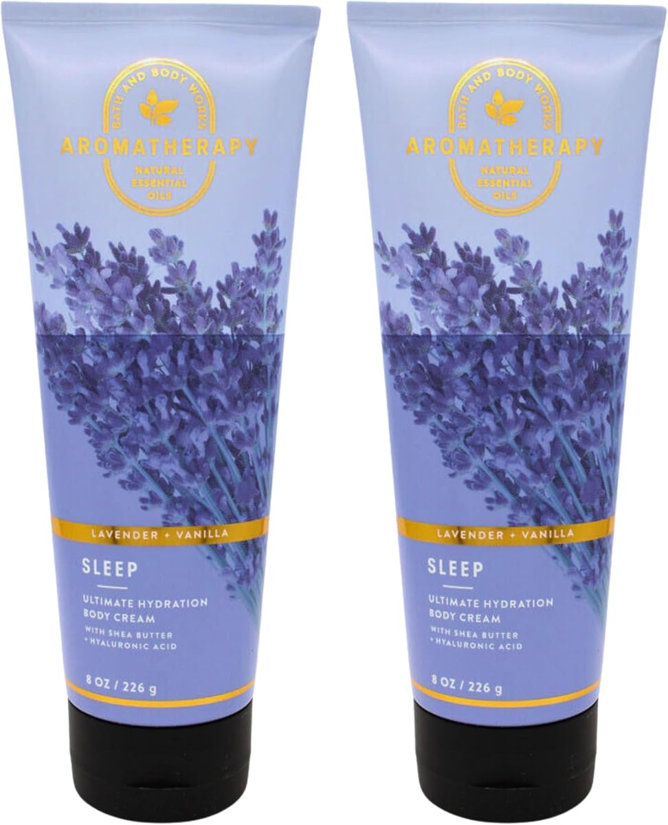 Ultra Shea Body Cream, 8oz Each, Pack of 2 (Lavender Vanilla)