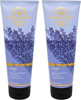 Bath & Body Works Ultra Shea Body Cream, 8oz Each, Pack of 2 (Lavender Vanilla)