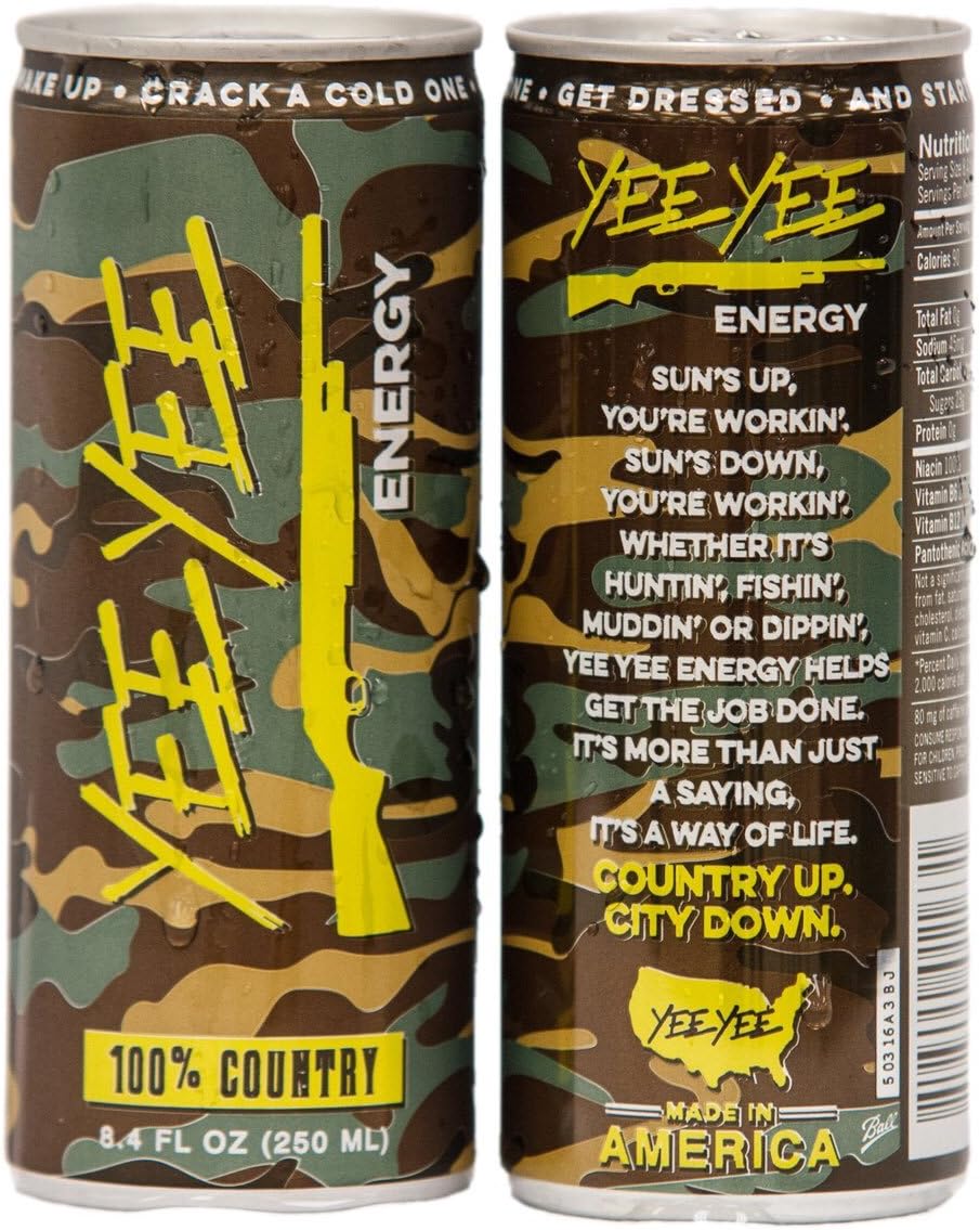 Yee Yee Energy Drink 8.4 FL OZ (24 Pack)