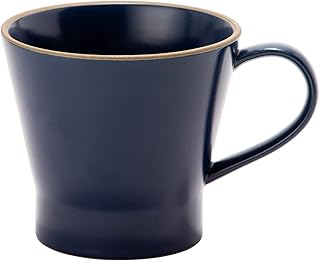 TAMAKI エッジライン マグカップ ブルー 直径10×奥行13.5×高さ9cm 350ml 電子レンジ・食洗機対応 T-889107