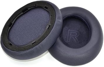 Yedek Kulak Pedleri Anker Soundcore Life Q30 Q35 Kulaklıklarla Uyumludur. Yumuşak Protein Deri ve Hafızalı Köpükten yapılmıştır, Onarım Aksesuarları için Yedek Kulak Pedleri (Mavi)