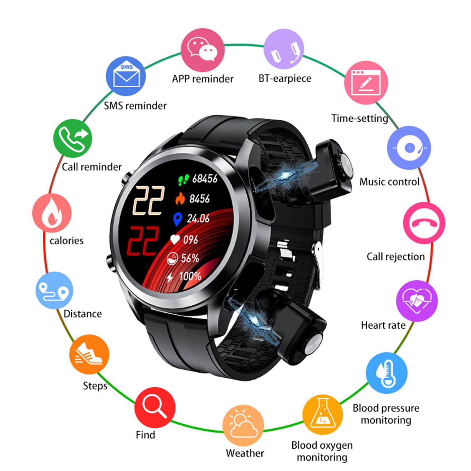 Pulsera Actividad Niño Pulsera Inteligente N8 Con Auriculares TWS - Main Image