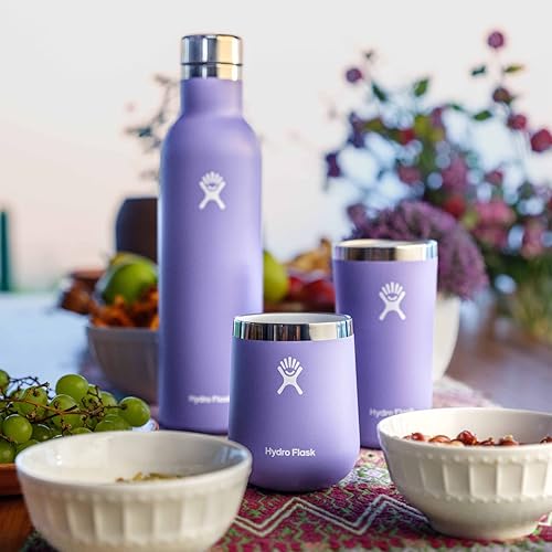 Miniatura 7 de Hydro Flask Vaso de vino reutilizable de cerámica de 10 onzas con tapa, color índigo, aislado al vacío