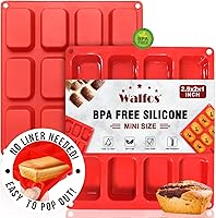 Vista 7 de Sartén de silicona para pan Walfos - Sartén de pan de silicona antiadherente, ¡solo desmoldar! Perfecta para pan, pastel, brownies, pan de carne