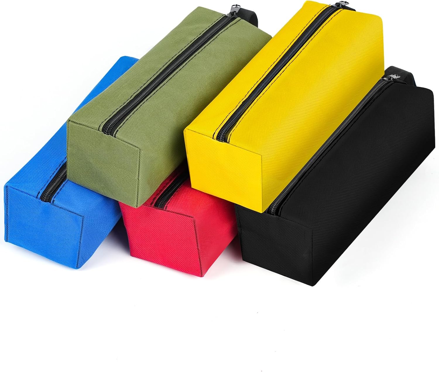 3/5 pack small Tool Organizer bags zipper canvas Pouch screwdriver pencil storage pouches Pockets