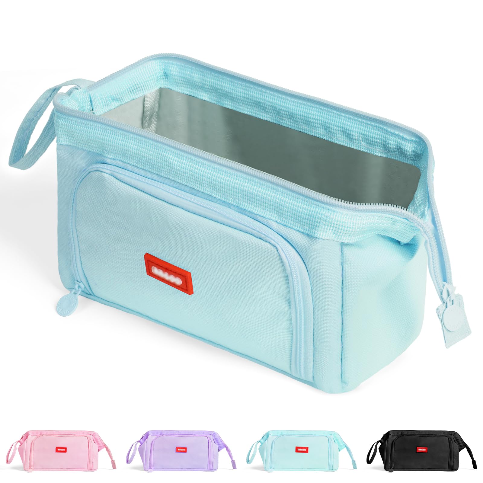 ANOMM Large Pencil Cases for Girls Boys Big Capacity Pencil Pouch with Handle