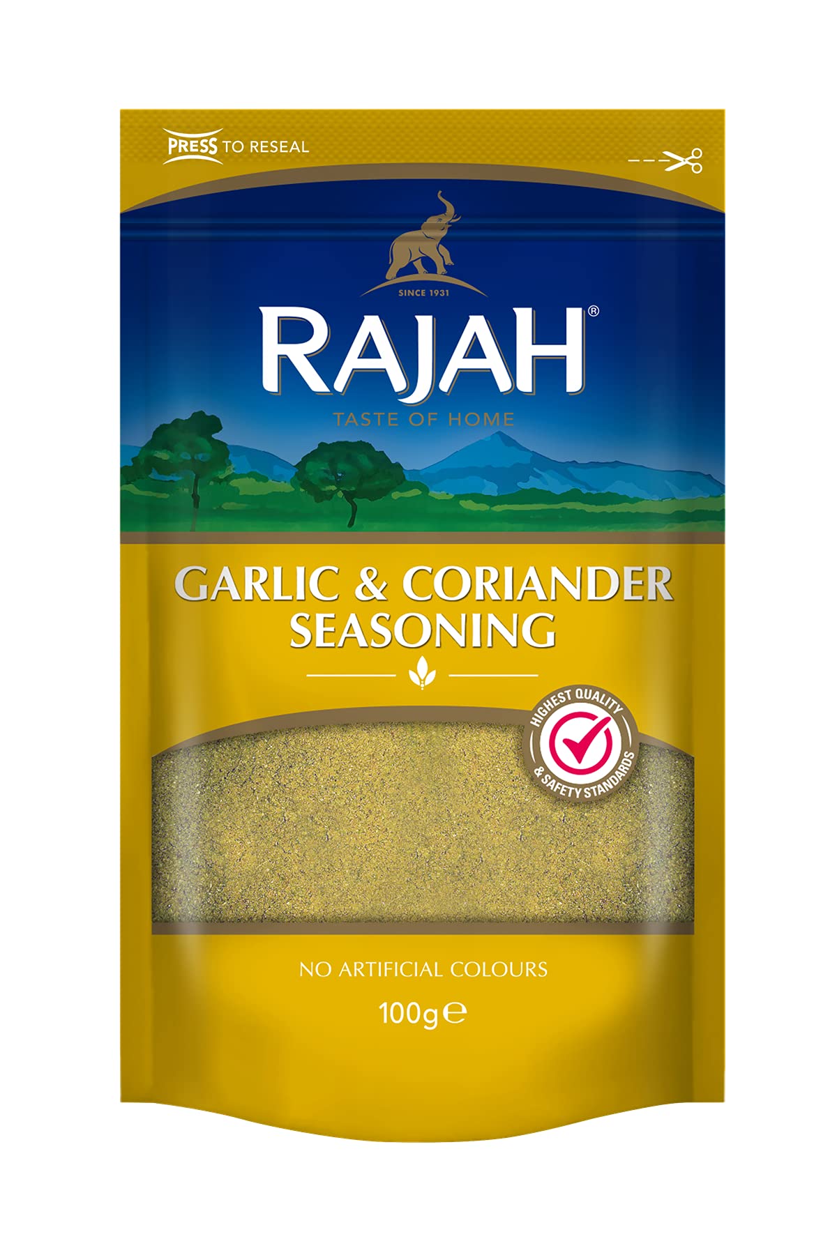 Rajah Knoblauch & Koriander Gewürz - 100g - 8er-Packung