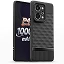 Pikkme Back Cover for Realme P4 Power 5G Camera Protection 3D Hexa Cube Design Silicone Protective Bumper Case (Black) gallery image
