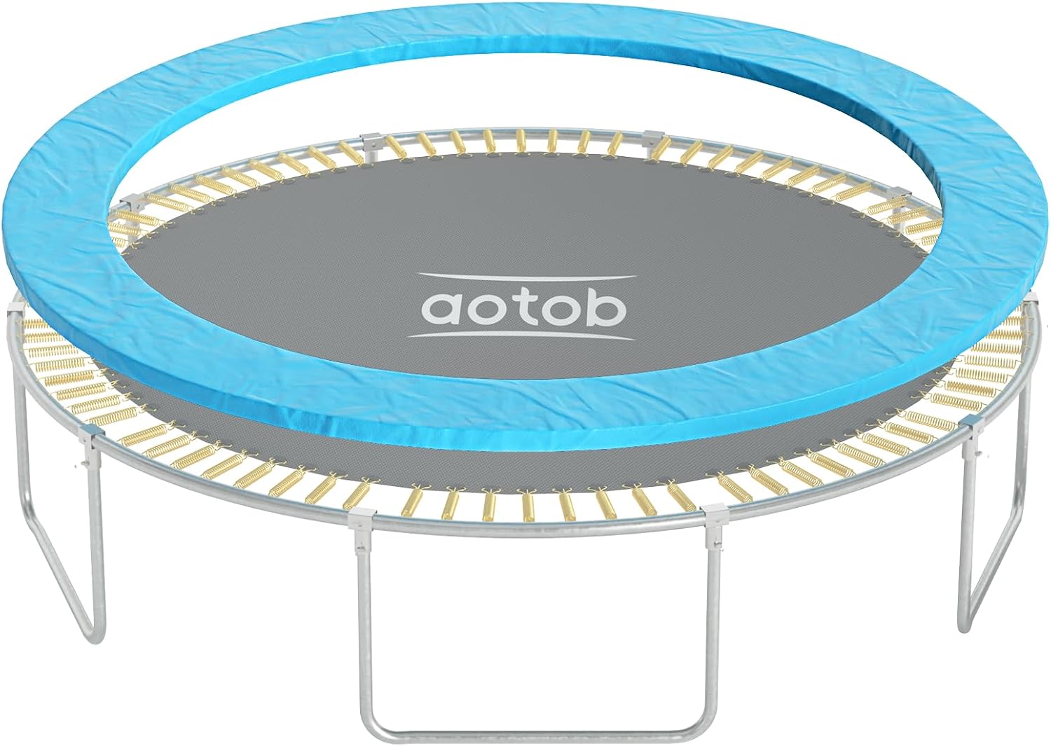 AOTOB Trampoline Safety Pad, 12ft 14ft 15ft Universal Replacement Trampoline Spring Cover, Edge Cover Springs Protection Pad, Exercise Play Comfortable, Water-Resistant
