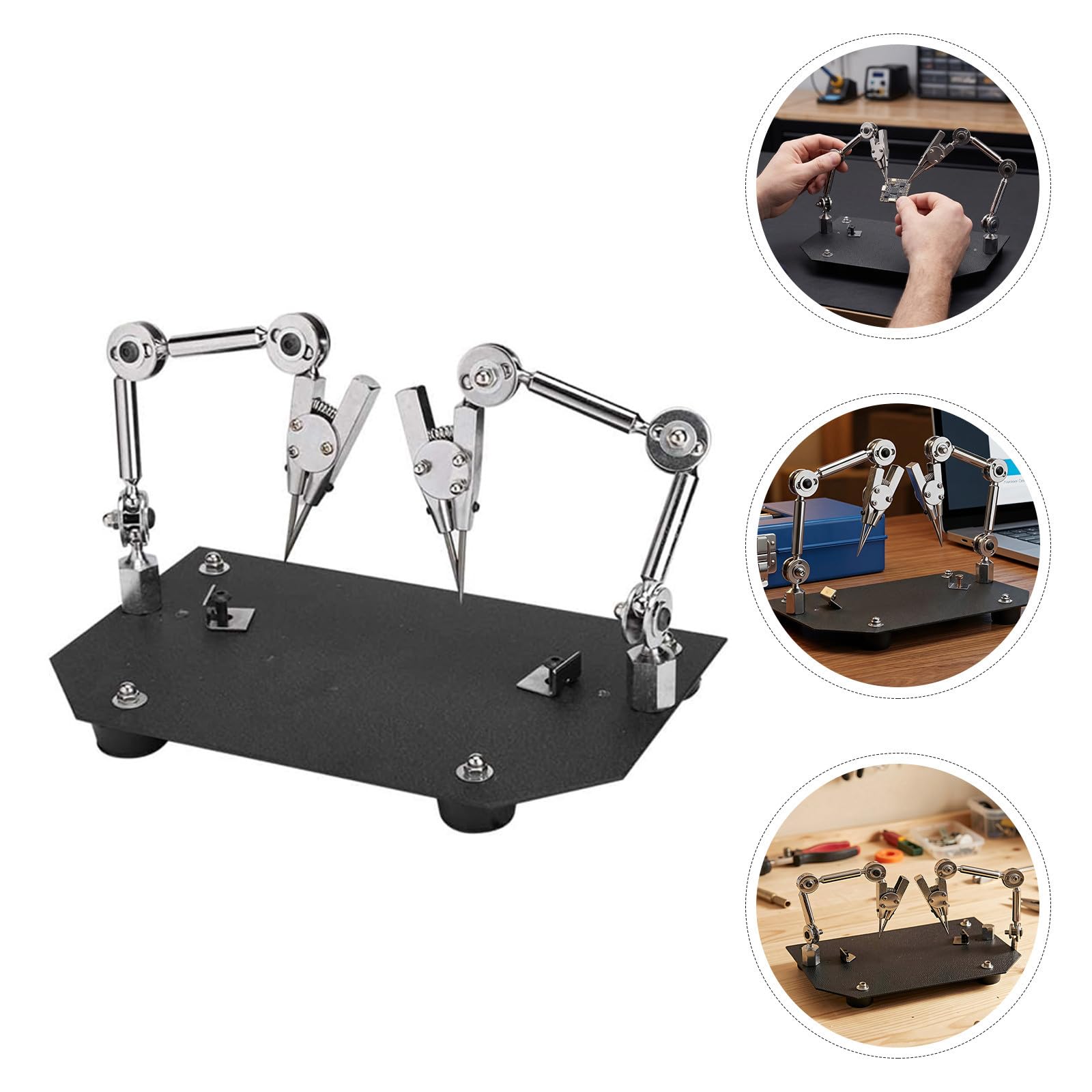 SUPVOX Soporte de Mano Auxiliar para Soldar Placas de Circuito Ajustable