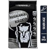 TitanShield Silver Age Re-Sealable Comic Book Bags (150 Count)