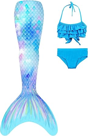 Mermaid Swimsuit Cover Dress for Summer Beach