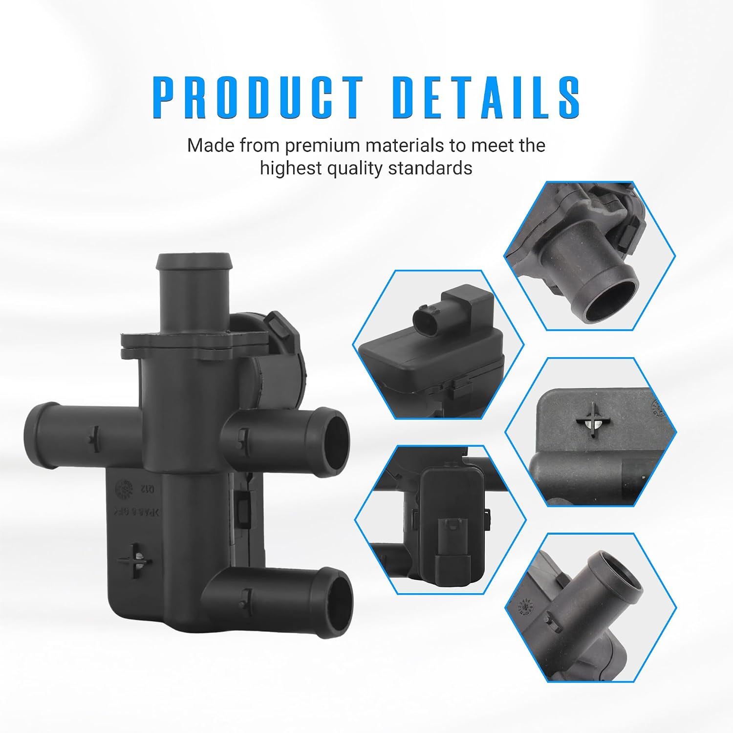 NOVAPARTS 2308300084 Heater Control Valve for Mercedes Benz S550 CL63 AMG S63 AMG CL550 CL600 S600 SL500 SL550 SL600 CL65 S63 S65 SL63 SL65 AMG 2003-2021 A2308300084