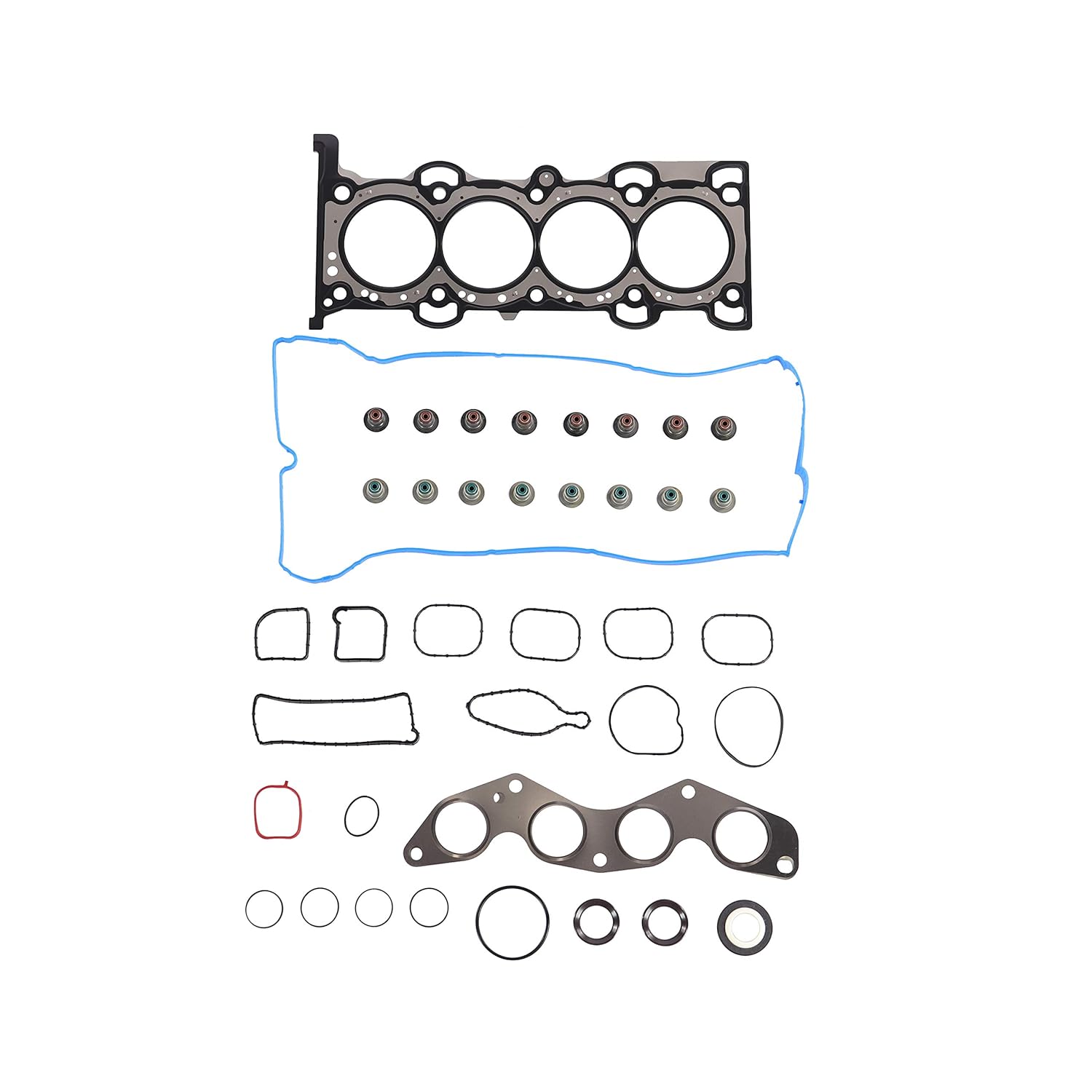 DNJ HGS4236 Head Gasket Set for 2012-2017 Ford Focus 2.0L L4 16V DOHC 1999cc