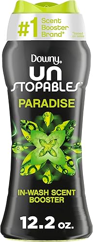 Downy Unstopables - Perlas potenciadoras de aroma en el lavado, aroma Paradise, 12.2oz