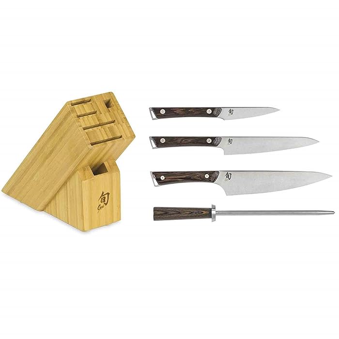 Buy Shun Cutlery Kanso 5Piece Starter Block Set, Kitchen Knife and