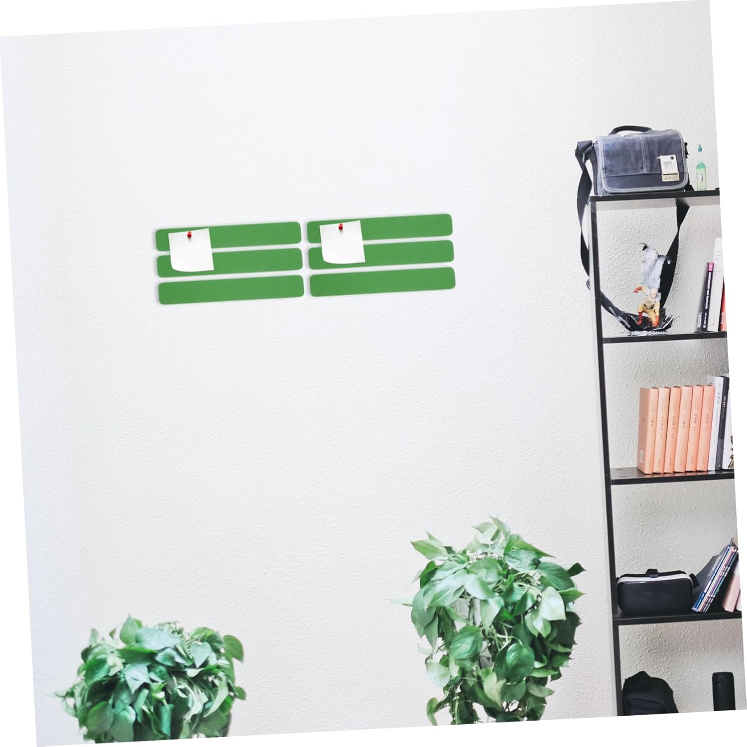 TEHAUX 2sets Home Office Accessories Pin Bulletin Board Felt Bulletin Board Strip Material Strips