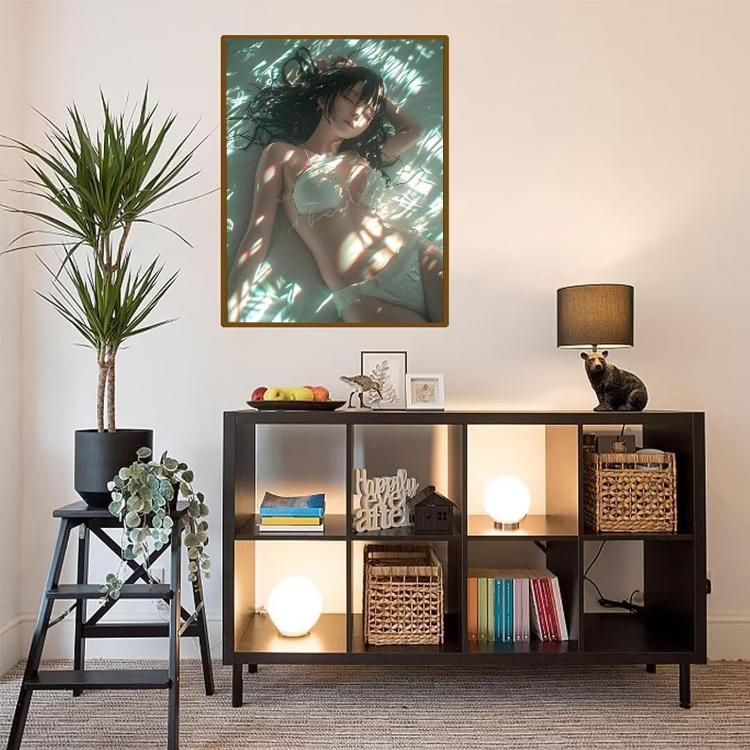 Diamond Painting Belleza sexy Pintura Diamante Adultos, Diamond Painting Niños, DIY Cuadros de Diamantes Kit Manualidades Adultos, para Navidad Decoración de La Pared Del Hogar Regalos 70x100cm t-4673